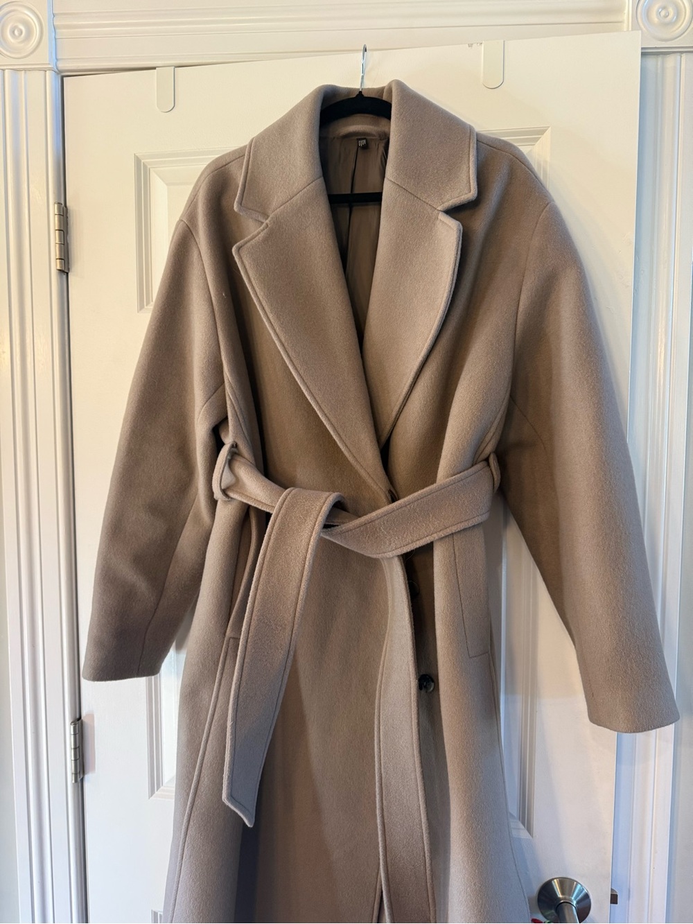 & Other Stories Taupe Belted Trench Coat
